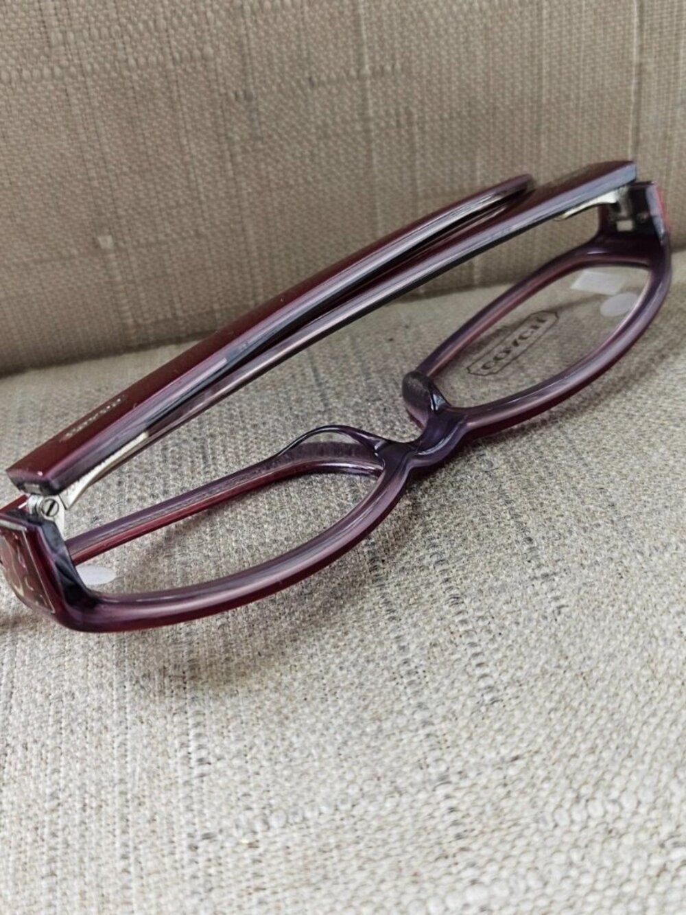 New Coach Women Eyeglasses Frame Eyewear CRANBERRY 2015 JILL Glasses Frame only - Picture 6 of 12